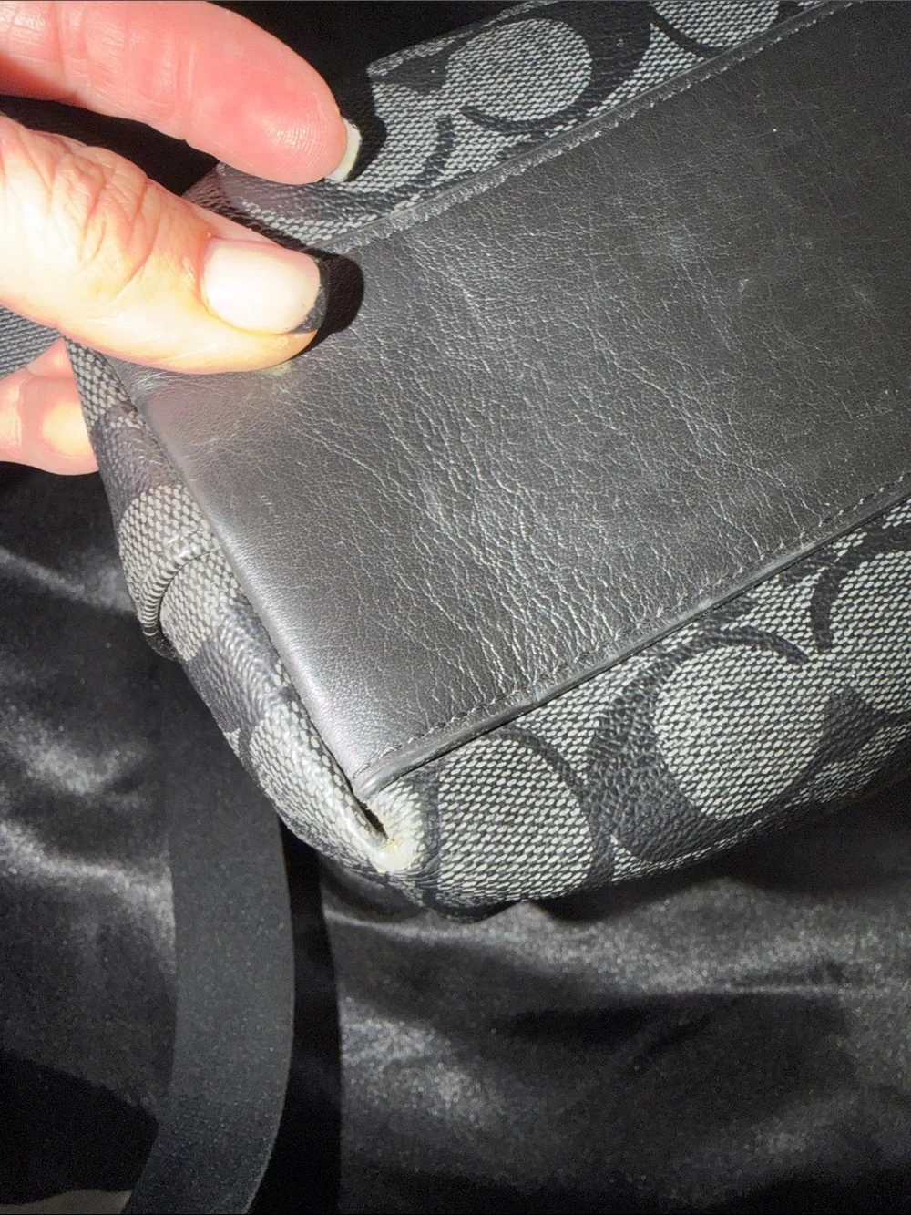Coach Black Signature Crossbody Bag